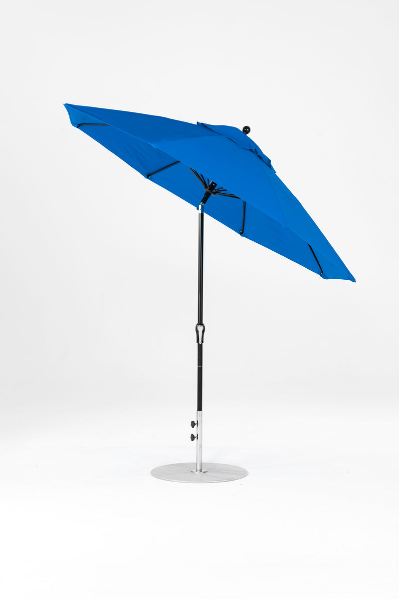 9 Ft Octagonal Frankford Patio Umbrella | Crank Auto-Tilt Mechanism copy-of-9-ft-octagonal-frankford-patio-umbrella-crank-auto-tilt-matte-silver-frame Frankford Umbrellas Frankford 2-BKOnyx-PacificBlue_79bb407d-c857-4b07-83af-599160c71af8.jpg