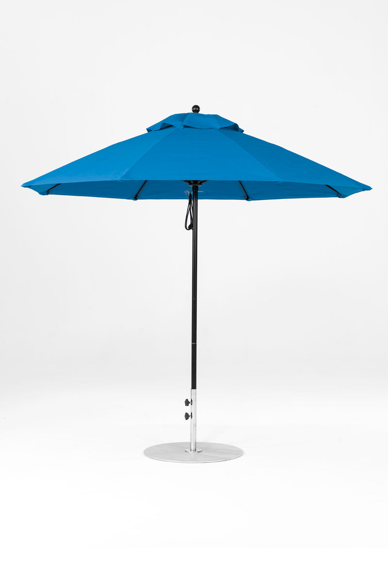 9 Ft Octagonal Frankford Patio Umbrella | Pulley Lift Mechanism 9-ft-octagonal-frankford-patio-umbrella-pulley-lift-mechanism Frankford Umbrellas Frankford 2-BKOnyx-PacificBlue_7f22be6f-65c5-4347-83b7-38099c5a652f.jpg