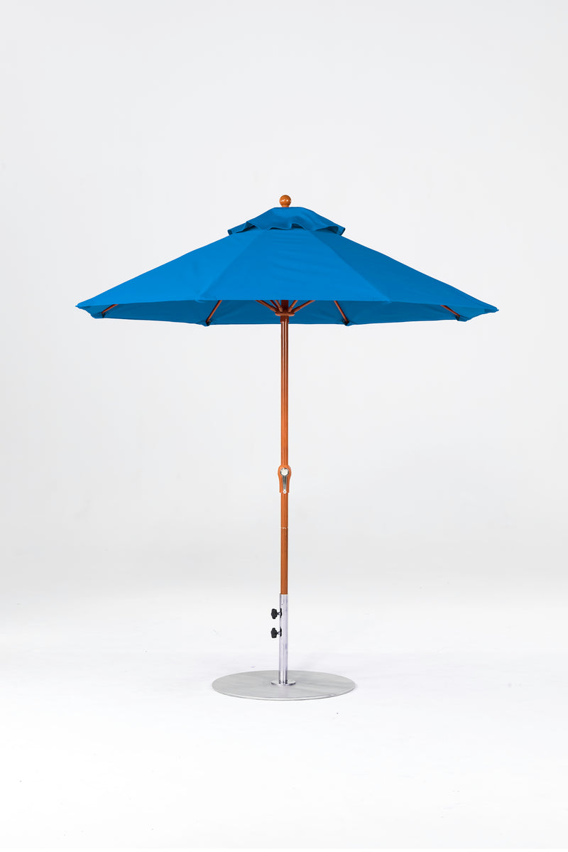 7.5 Ft Octagonal Frankford Patio Umbrella | Crank Lift Mechanism 7-5-ft-octagonal-frankford-patio-umbrella-crank-lift-mechanism Frankford Umbrellas Frankford 2-WGGoldenOak-PacificBlue_3afae040-1cc1-46ba-8e52-97c4e74e3111.jpg