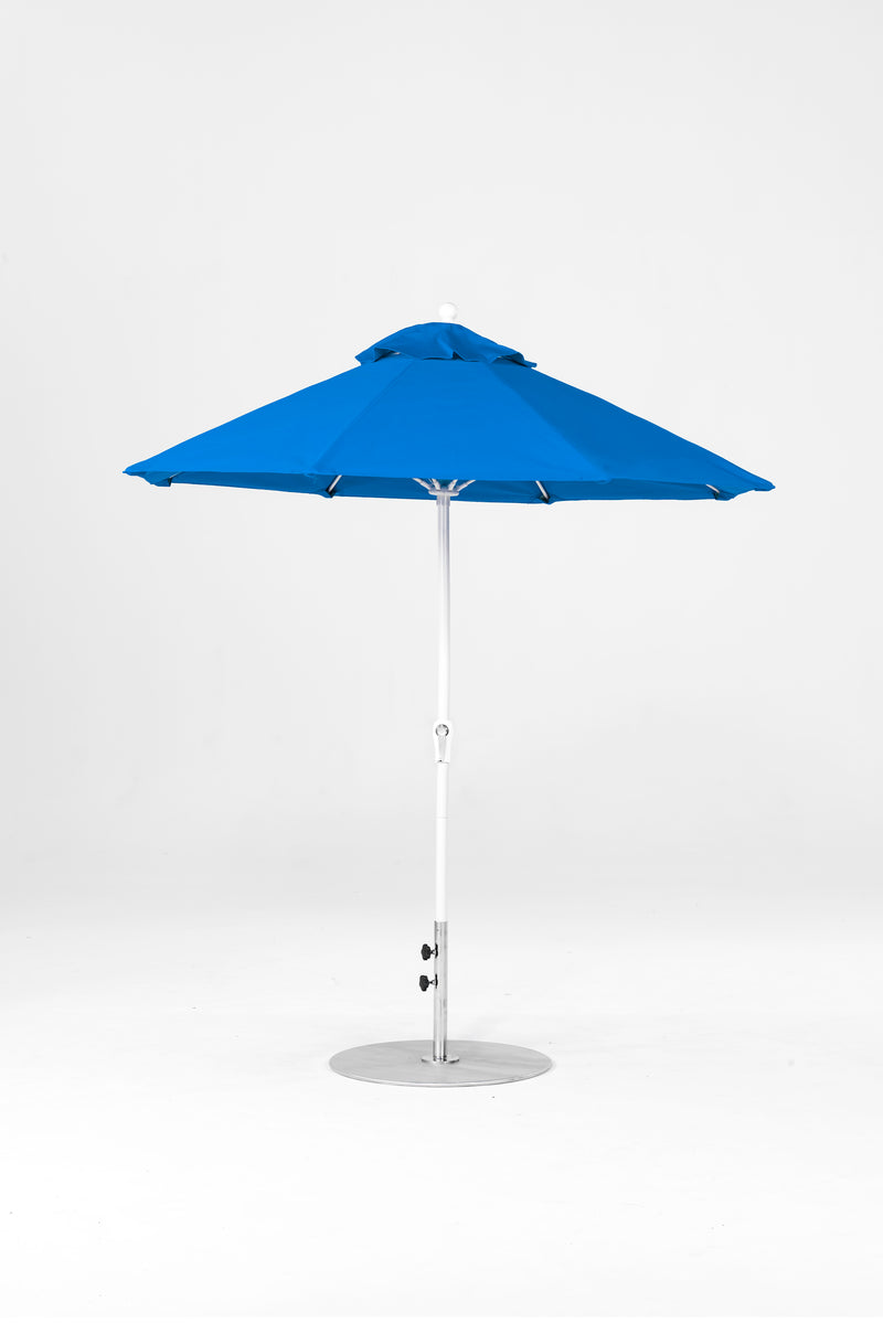 7.5 Ft Octagonal Frankford Patio Umbrella | Crank Lift Mechanism 7-5-ft-octagonal-frankford-patio-umbrella-crank-lift-mechanism Frankford Umbrellas Frankford 2-WHAlpineWhite-PacificBlue_482067e4-f8a0-496f-ba04-f9d1dca908a9.jpg