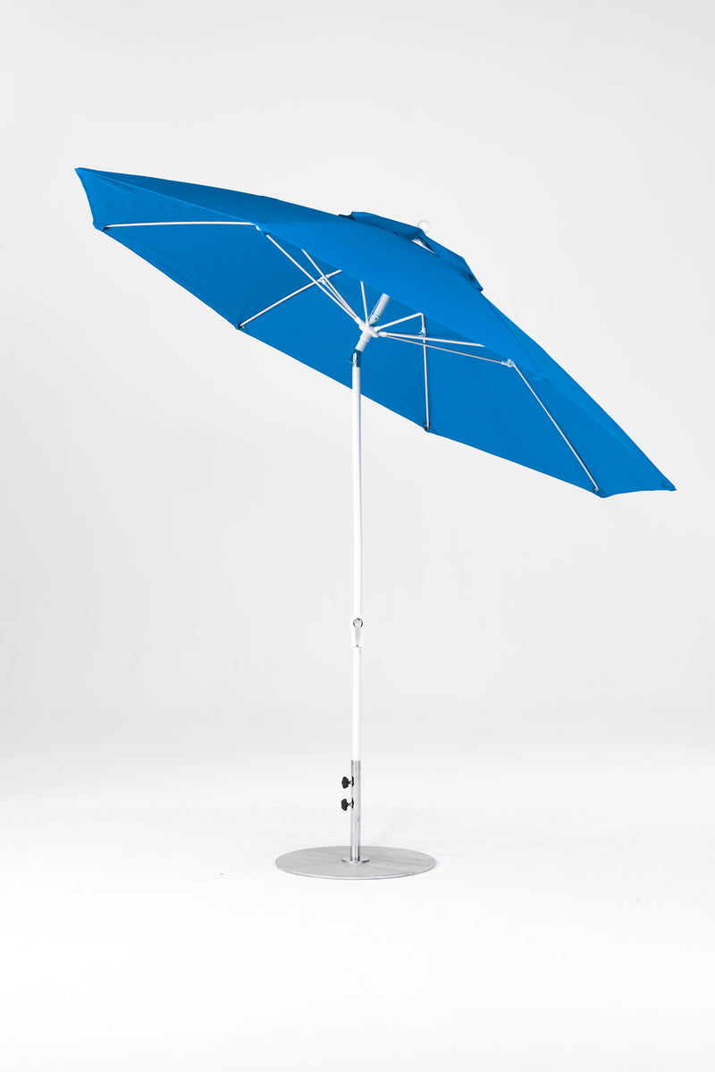 11 Ft Octagonal Frankford Patio Umbrella | Crank Auto-Tilt Mechanism copy-of-11-ft-octagonal-frankford-patio-umbrella-crank-auto-tilt-matte-silver-frame Frankford Umbrellas Frankford 2-WHAlpineWhite-PacificBlue_59fb7fc3-4a75-4ebc-8d87-e6e7d81a8b71.jpg