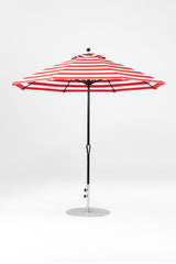 9 Ft Octagonal Frankford Patio Umbrella | Crank Lift Mechanism copy-of-9-ft-octagonal-frankford-patio-umbrella-crank-lift-matte-silver-frame-1 Frankford Umbrellas Frankford 20-BKOnyx-RedStripe_3e9df811-4963-470b-8496-aa9e36925278.jpg