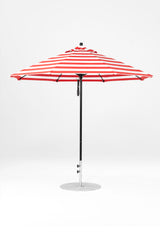 9 Ft Octagonal Frankford Patio Umbrella | Pulley Lift Mechanism 9-ft-octagonal-frankford-patio-umbrella-pulley-lift-mechanism Frankford Umbrellas Frankford 20-BKOnyx-RedStripe_b3a7bcd7-08d4-454d-be13-f2af93b17d23.jpg