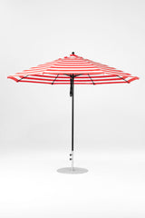 11 Ft Octagonal Frankford Patio Umbrella | Pulley Lift Mechanism copy-of-11-ft-octagonal-frankford-patio-umbrella-pulley-lift-matte-silver-frame Frankford Umbrellas Frankford 20-BKOnyx-RedStripe_ed7b24d2-2f37-4b5a-87d1-e87c97c8a379.jpg