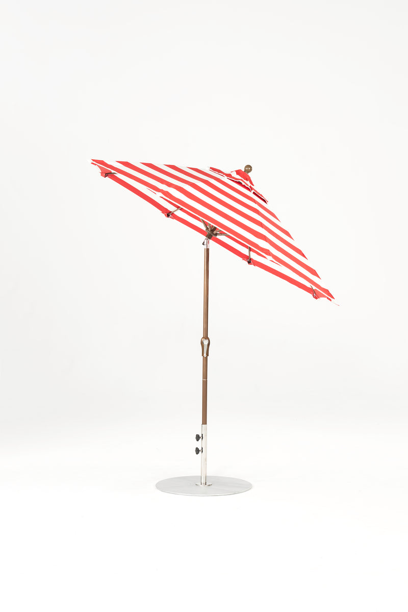 7.5 Ft Octagonal Frankford Patio Umbrella | Crank Auto-Tilt Mechanism copy-of-7-5-ft-octagonal-frankford-patio-umbrella-crank-auto-tilt-mechanism Frankford Umbrellas Frankford 20-BZDesertBronze-RedStripe_d22b5973-9c7d-48f2-abd6-fb85209230ee.jpg