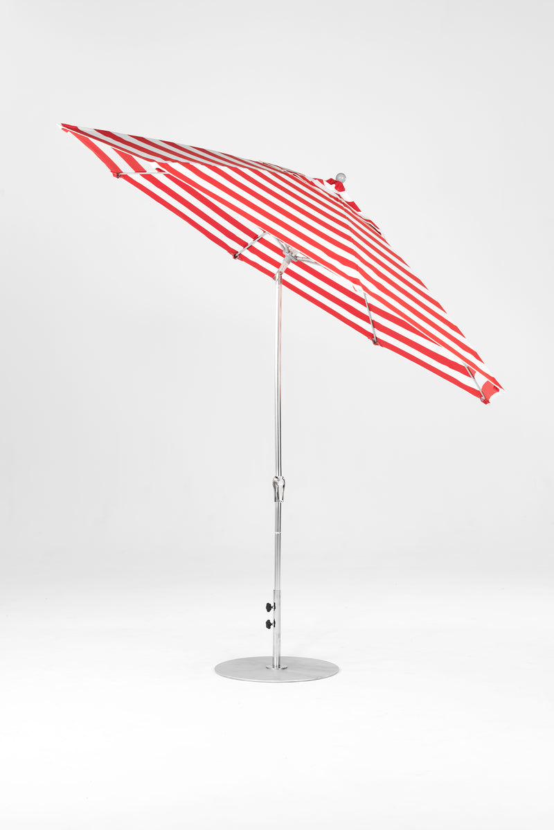 11 Ft Octagonal Frankford Patio Umbrella | Crank Auto-Tilt Mechanism copy-of-11-ft-octagonal-frankford-patio-umbrella-crank-auto-tilt-matte-silver-frame Frankford Umbrellas Frankford 20-SRPlatinum-RedStripe_0cb2ed75-dee4-47a4-90d1-84dbae5351f8.jpg