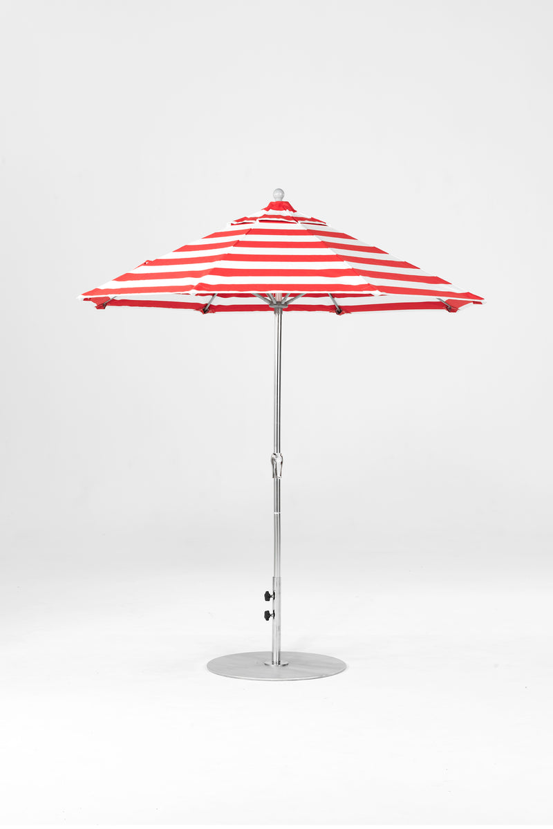 7.5 Ft Octagonal Frankford Patio Umbrella | Crank Lift Mechanism 7-5-ft-octagonal-frankford-patio-umbrella-crank-lift-mechanism Frankford Umbrellas Frankford 20-SRPlatinum-RedStripe_ca0988c8-33d4-42b5-a446-d69ec804df63.jpg