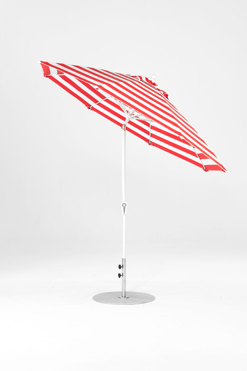 9 Ft Octagonal Frankford Patio Umbrella | Crank Auto-Tilt Mechanism copy-of-9-ft-octagonal-frankford-patio-umbrella-crank-auto-tilt-matte-silver-frame Frankford Umbrellas Frankford 20-WHAlpineWhite-RedStripe_06d2109f-0522-49ff-890c-59e01203e896.jpg