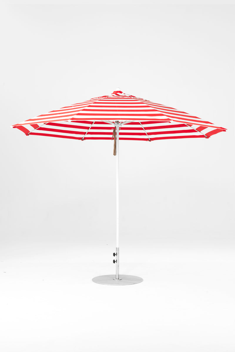 11 Ft Octagonal Frankford Patio Umbrella | Pulley Lift Mechanism copy-of-11-ft-octagonal-frankford-patio-umbrella-pulley-lift-matte-silver-frame Frankford Umbrellas Frankford 20-WHAlpineWhite-RedStripe_c1fe4a02-ec09-49cb-a6d8-ae3855c80c4d.jpg