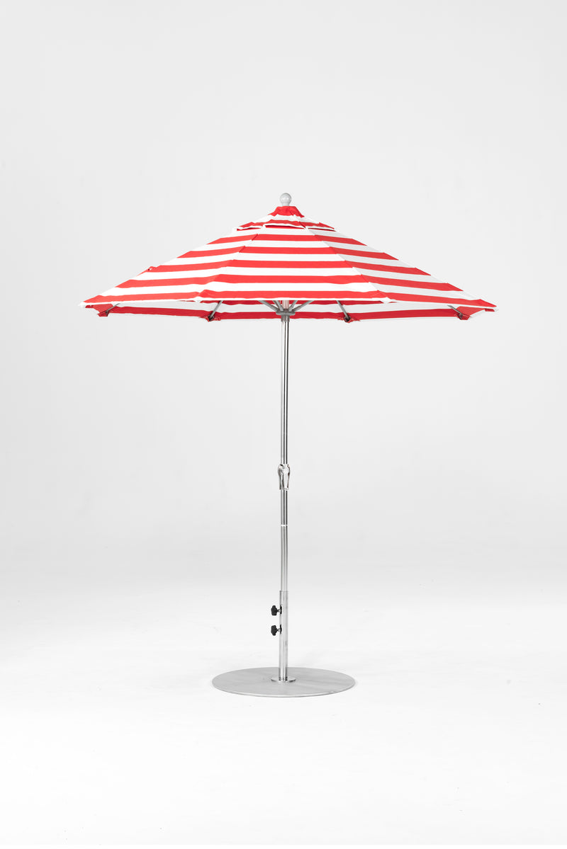 7.5 Ft Octagonal Frankford Patio Umbrella | Crank Lift Mechanism 7-5-ft-octagonal-frankford-patio-umbrella-crank-lift-mechanism Frankford Umbrellas Frankford 20.MSBrushedSilver-RedStripe_8c248273-7105-4e08-808e-8c46d6bec73d.jpg