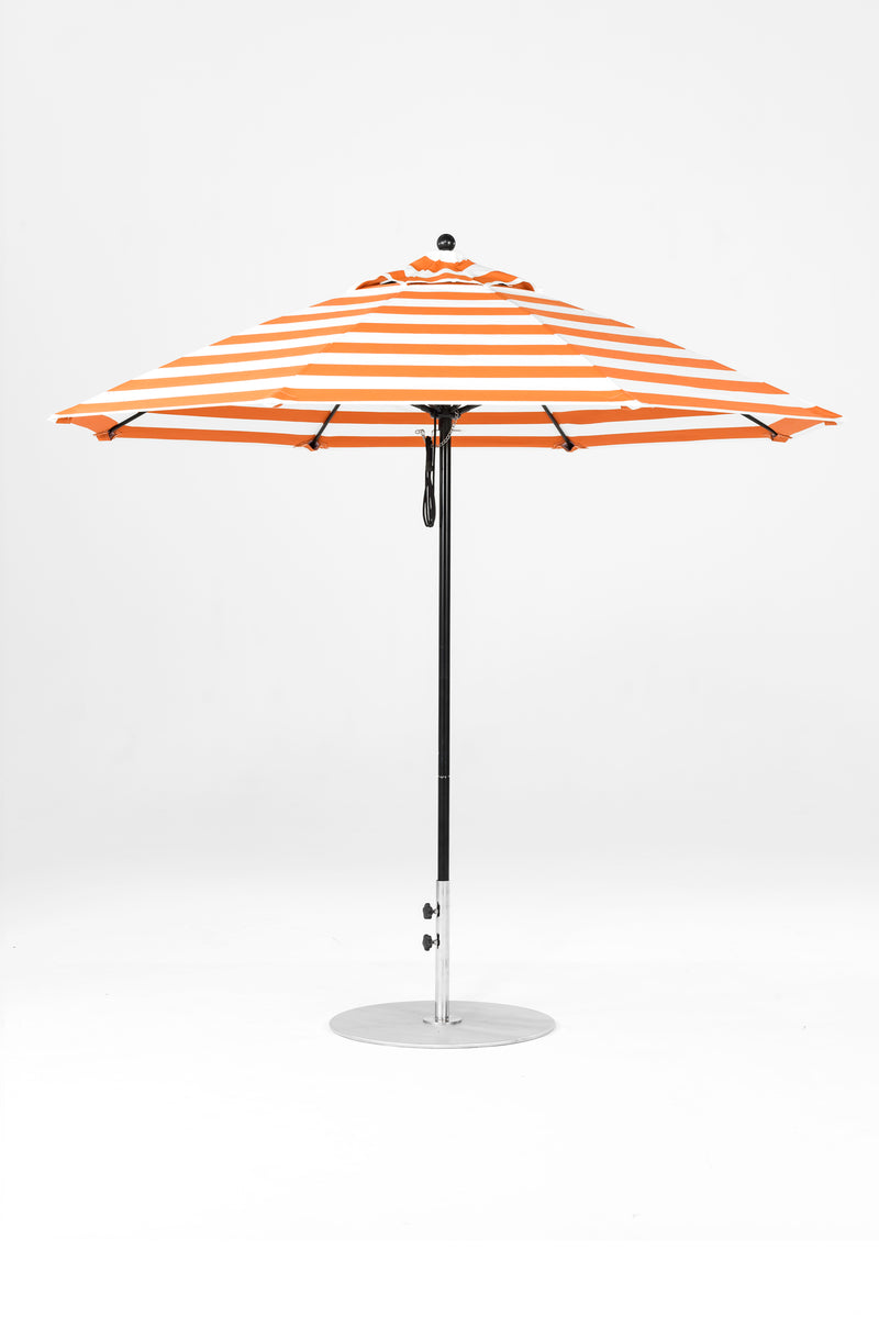 9 Ft Octagonal Frankford Patio Umbrella | Pulley Lift Mechanism 9-ft-octagonal-frankford-patio-umbrella-pulley-lift-mechanism Frankford Umbrellas Frankford 21-BKOnyx-OrangeStripe_18d9bca7-c326-47be-85b0-f80e5d7ea000.jpg