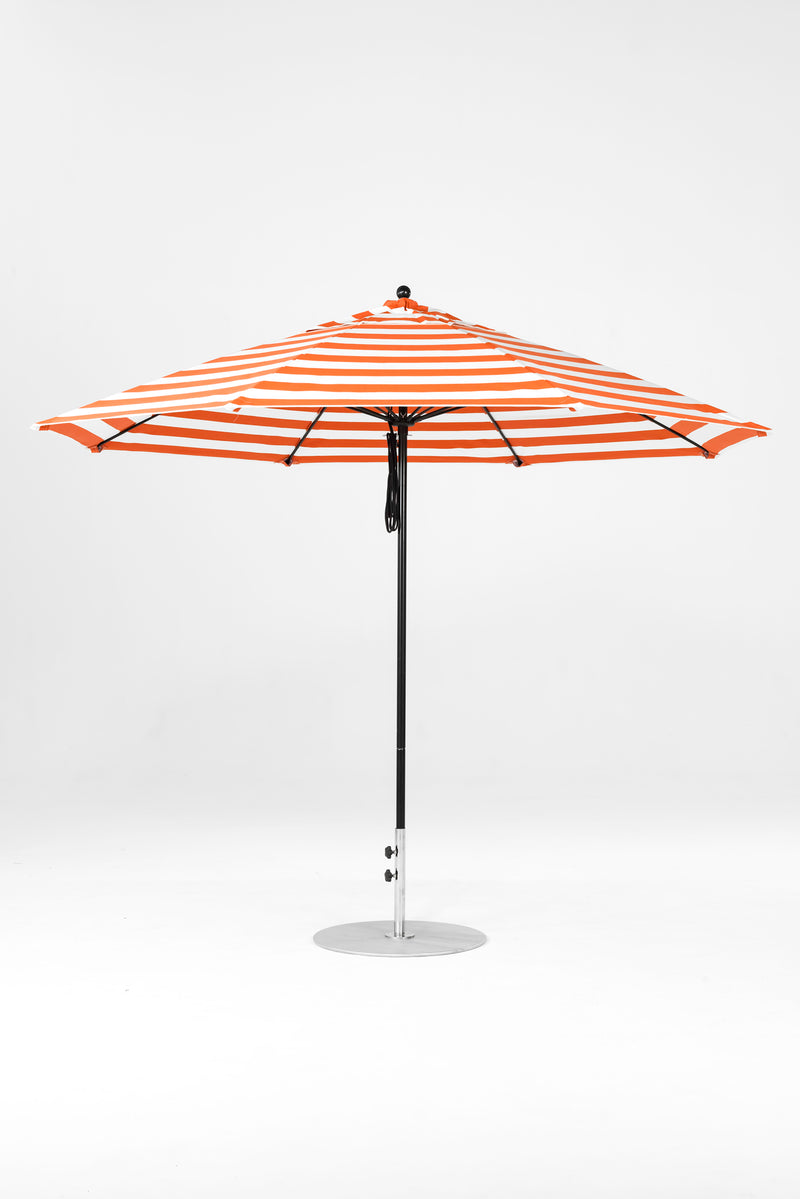 11 Ft Octagonal Frankford Patio Umbrella | Pulley Lift Mechanism copy-of-11-ft-octagonal-frankford-patio-umbrella-pulley-lift-matte-silver-frame Frankford Umbrellas Frankford 21-BKOnyx-OrangeStripe_3d5e92ad-8a44-46fc-b127-8db5beaaca85.jpg