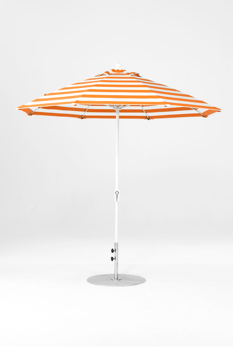 9 Ft Octagonal Frankford Patio Umbrella | Crank Lift Mechanism copy-of-9-ft-octagonal-frankford-patio-umbrella-crank-lift-matte-silver-frame-1 Frankford Umbrellas Frankford 21-WHAlpineWhite-OrangeStripe_4808ef19-8515-4195-9bcd-392db1e0801c.jpg