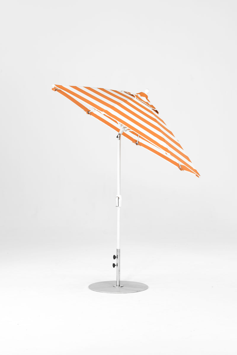 7.5 Ft Octagonal Frankford Patio Umbrella | Crank Auto-Tilt Mechanism copy-of-7-5-ft-octagonal-frankford-patio-umbrella-crank-auto-tilt-mechanism Frankford Umbrellas Frankford 21-WHAlpineWhite-OrangeStripe_b8e28938-f62c-42a4-ab40-a520768e7848.jpg