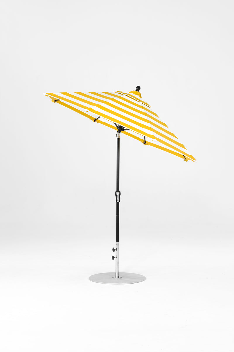 7.5 Ft Octagonal Frankford Patio Umbrella | Crank Auto-Tilt Mechanism copy-of-7-5-ft-octagonal-frankford-patio-umbrella-crank-auto-tilt-mechanism Frankford Umbrellas Frankford 22-BKOnyx-YellowStripe_02f5b816-ff3b-4194-90ce-dbf84766b87b.jpg