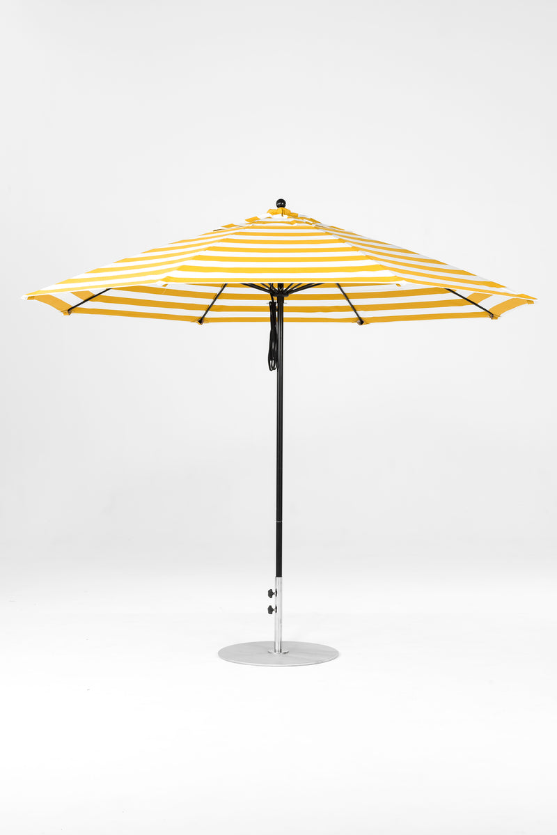 11 Ft Octagonal Frankford Patio Umbrella | Pulley Lift Mechanism copy-of-11-ft-octagonal-frankford-patio-umbrella-pulley-lift-matte-silver-frame Frankford Umbrellas Frankford 22-BKOnyx-YellowStripe_e0d5ca3b-7e66-46a3-aa30-ac5305498f38.jpg