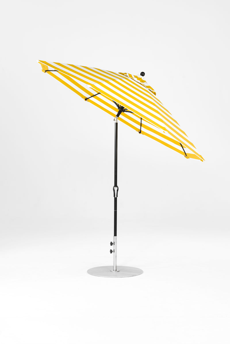 9 Ft Octagonal Frankford Patio Umbrella | Crank Auto-Tilt Mechanism copy-of-9-ft-octagonal-frankford-patio-umbrella-crank-auto-tilt-matte-silver-frame Frankford Umbrellas Frankford 22-BKOnyx-YellowStripe_f647caf1-292f-40d1-8f92-2c7578c46509.jpg