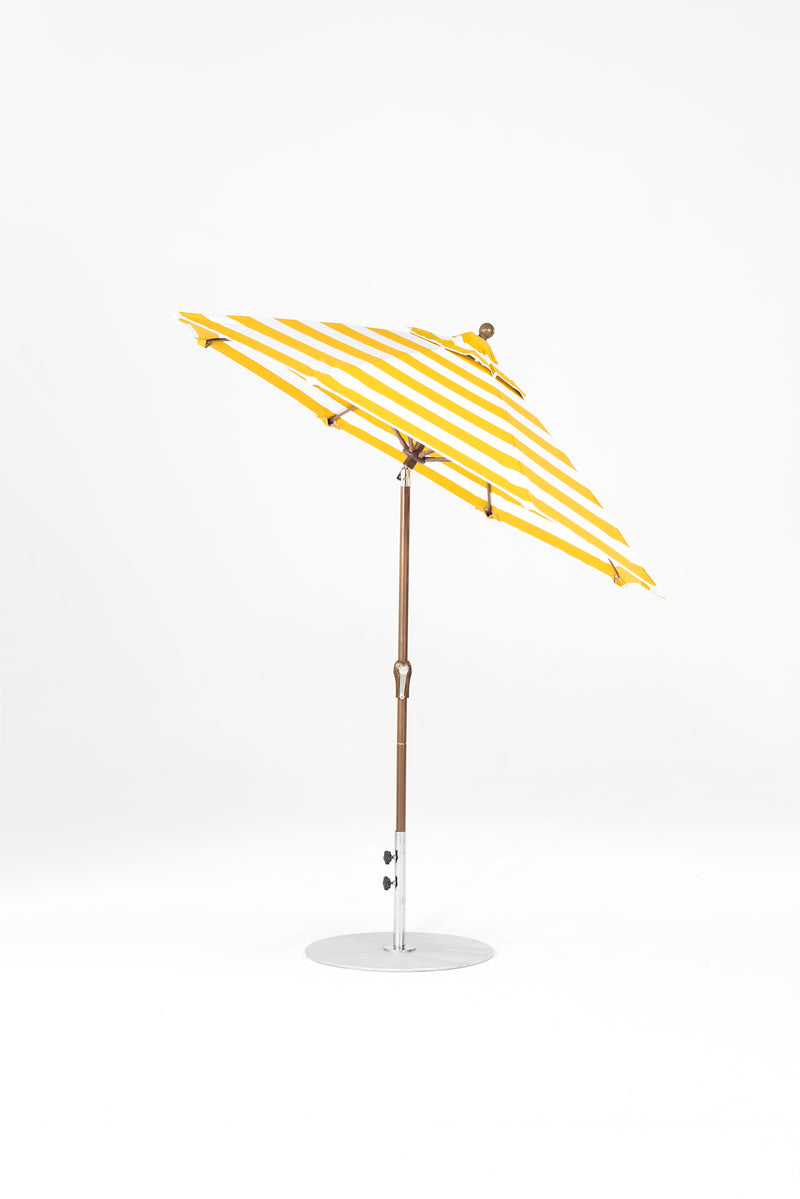 7.5 Ft Octagonal Frankford Patio Umbrella | Crank Auto-Tilt Mechanism copy-of-7-5-ft-octagonal-frankford-patio-umbrella-crank-auto-tilt-mechanism Frankford Umbrellas Frankford 22-BZDesertBronze-YellowStripe_545837a2-53fe-4302-9066-e3428b7b65ee.jpg