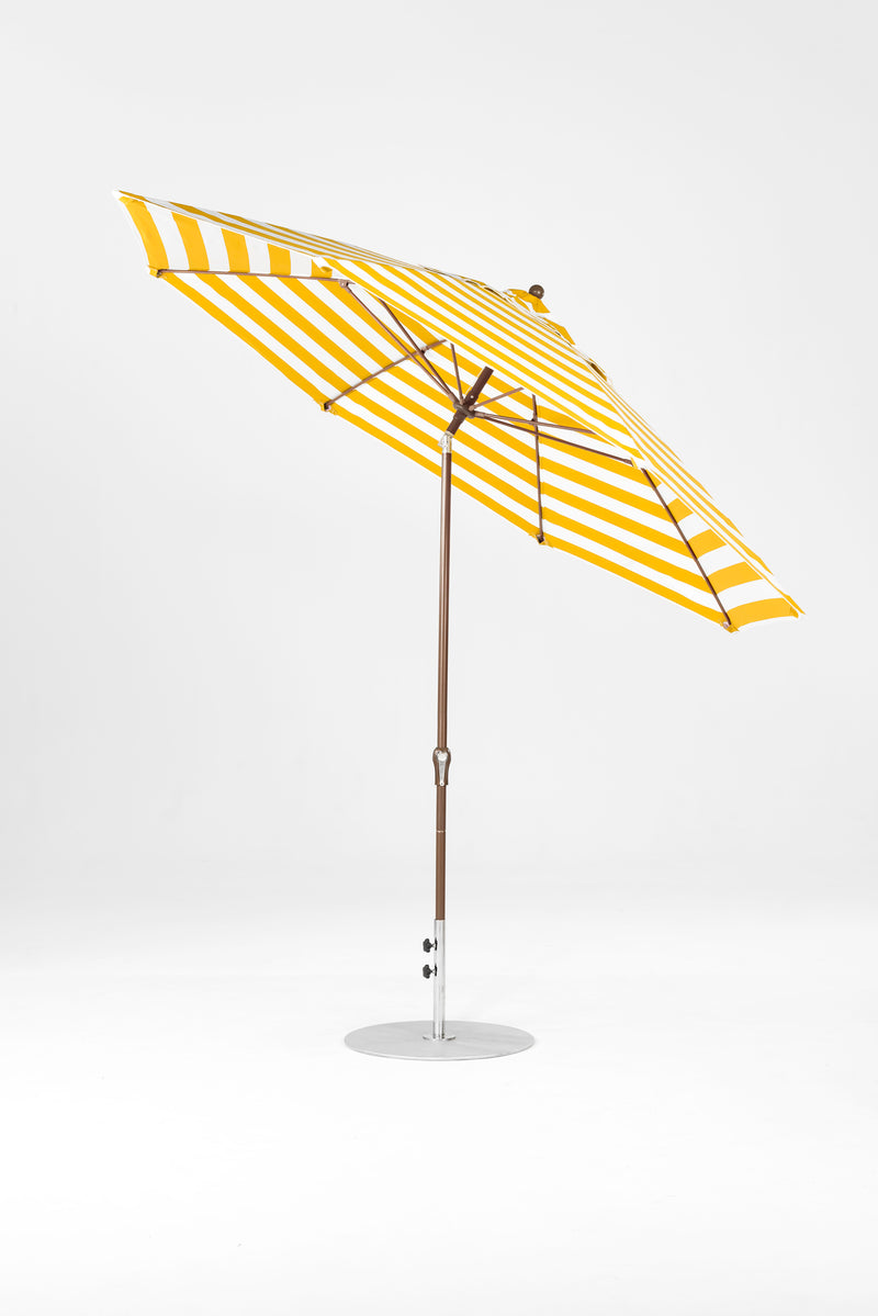 11 Ft Octagonal Frankford Patio Umbrella | Crank Auto-Tilt Mechanism copy-of-11-ft-octagonal-frankford-patio-umbrella-crank-auto-tilt-matte-silver-frame Frankford Umbrellas Frankford 22-BZDesertBronze-YellowStripe_c7e641b6-3c79-4a8a-a352-a633ed4b316b.jpg