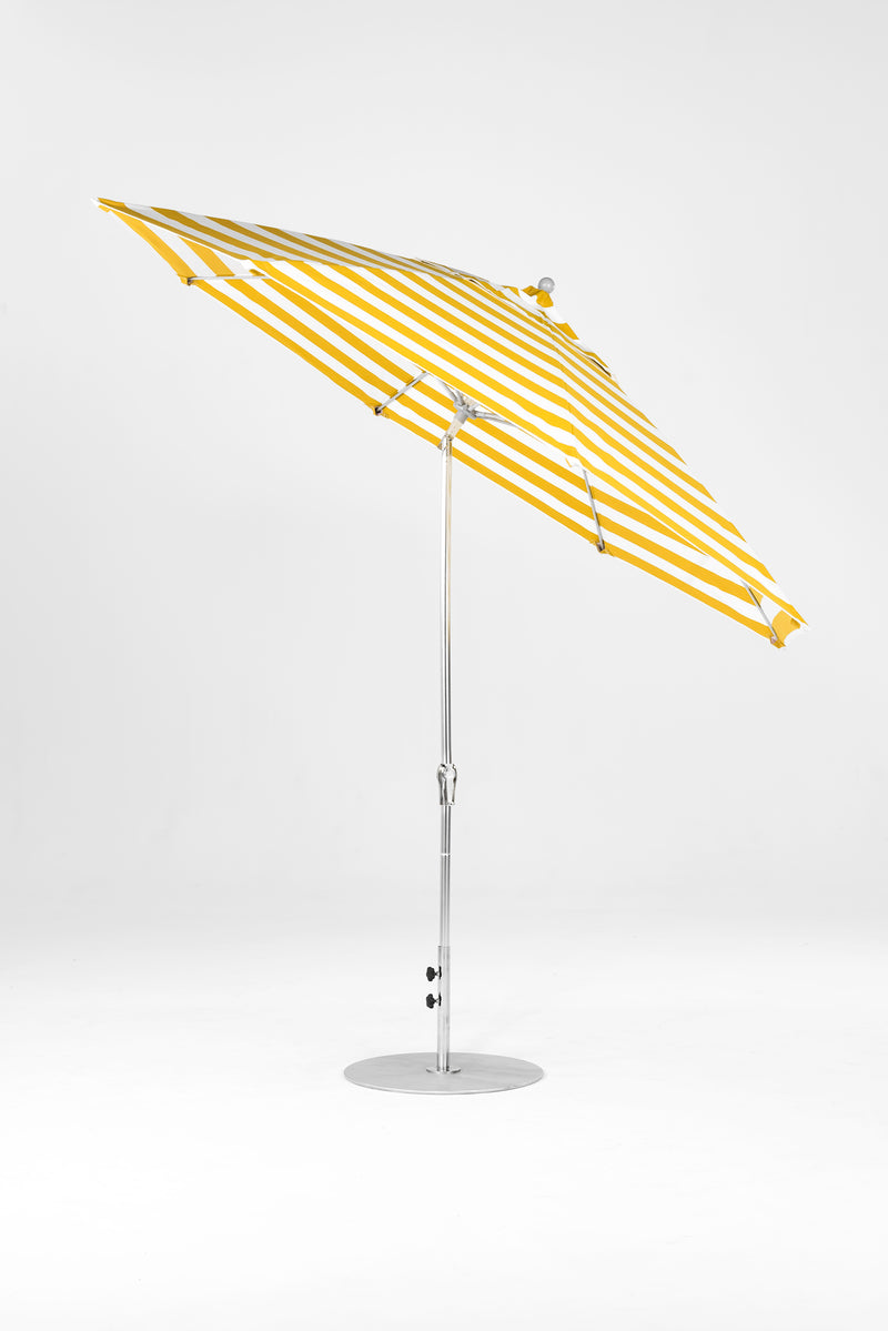 11 Ft Octagonal Frankford Patio Umbrella | Crank Auto-Tilt Mechanism copy-of-11-ft-octagonal-frankford-patio-umbrella-crank-auto-tilt-matte-silver-frame Frankford Umbrellas Frankford 22-SRPlatinum-YellowStripe_656731d6-257f-437e-b53a-dcc596d5d7ce.jpg