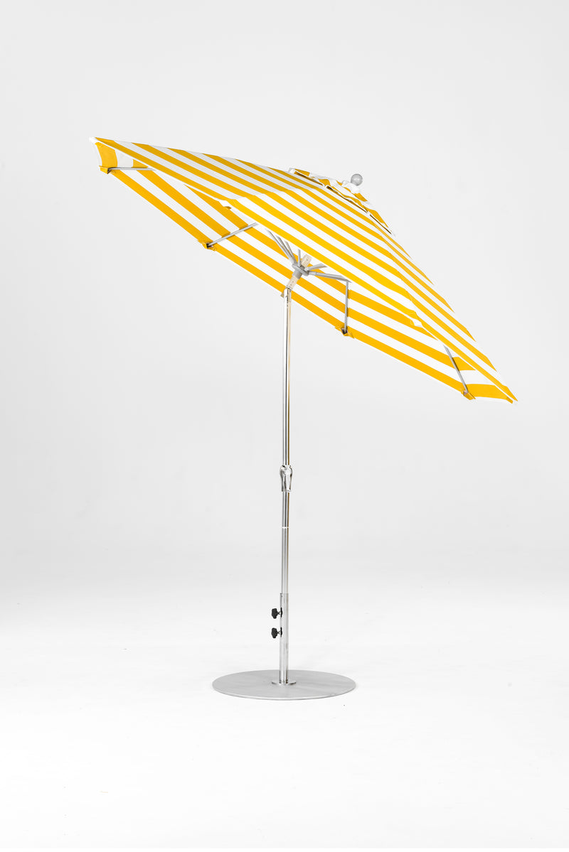 9 Ft Octagonal Frankford Patio Umbrella | Crank Auto-Tilt Mechanism copy-of-9-ft-octagonal-frankford-patio-umbrella-crank-auto-tilt-matte-silver-frame Frankford Umbrellas Frankford 22-SRPlatinum-YellowStripe_b5001e2e-aff6-4cef-bd96-2d2d74f60e67.jpg