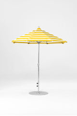 7.5 Ft Octagonal Frankford Patio Umbrella | Crank Lift Mechanism 7-5-ft-octagonal-frankford-patio-umbrella-crank-lift-mechanism Frankford Umbrellas Frankford 22-SRPlatinum-YellowStripe_f3cda54c-581f-4ac4-82e6-3748d844c2ad.jpg