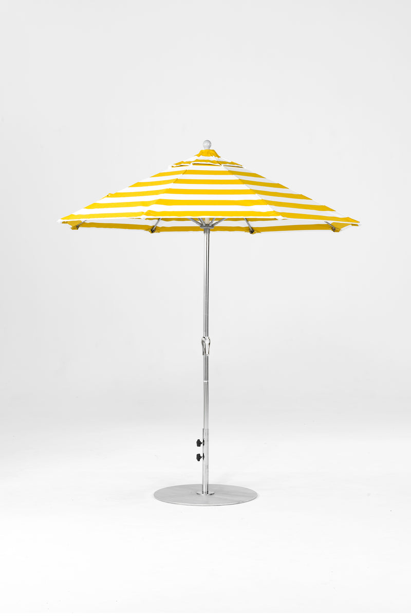 7.5 Ft Octagonal Frankford Patio Umbrella | Crank Lift Mechanism 7-5-ft-octagonal-frankford-patio-umbrella-crank-lift-mechanism Frankford Umbrellas Frankford 22-SRPlatinum-YellowStripe_f3cda54c-581f-4ac4-82e6-3748d844c2ad.jpg