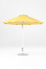 9 Ft Octagonal Frankford Patio Umbrella | Pulley Lift Mechanism 9-ft-octagonal-frankford-patio-umbrella-pulley-lift-mechanism Frankford Umbrellas Frankford 22-WHAlpineWhite-YellowStripe_34030876-b368-4aae-bdd2-3285dd9f1b3d.jpg