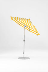 7.5 Ft Octagonal Frankford Patio Umbrella | Crank Auto-Tilt Mechanism copy-of-7-5-ft-octagonal-frankford-patio-umbrella-crank-auto-tilt-mechanism Frankford Umbrellas Frankford 22.MSBrushedSilver-YellowStripe_cf844026-3fb8-452c-8d08-1d3cf7f28fb2.jpg