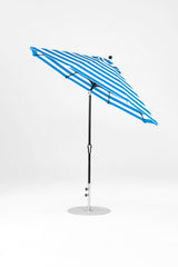 9 Ft Octagonal Frankford Patio Umbrella | Crank Auto-Tilt Mechanism copy-of-9-ft-octagonal-frankford-patio-umbrella-crank-auto-tilt-matte-silver-frame Frankford Umbrellas Frankford 23-BKOnyx-BlueStripe_70dfcdaf-7770-4c20-973f-bf541d406b47.jpg