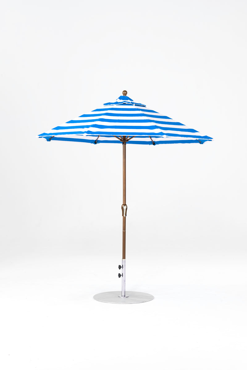 7.5 Ft Octagonal Frankford Patio Umbrella | Crank Lift Mechanism 7-5-ft-octagonal-frankford-patio-umbrella-crank-lift-mechanism Frankford Umbrellas Frankford 23-BZDesertBronze-BlueStripe_74c01ac1-bbb9-4bf7-8b67-5ca960f34ccb.jpg