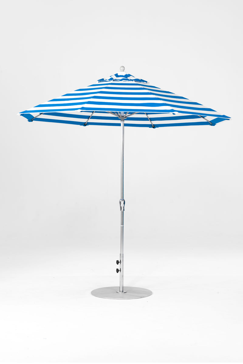 9 Ft Octagonal Frankford Patio Umbrella | Crank Lift Mechanism copy-of-9-ft-octagonal-frankford-patio-umbrella-crank-lift-matte-silver-frame-1 Frankford Umbrellas Frankford 23-SRPlatinum-BlueStripe_f2f86bef-daeb-4ca9-8303-fceceb0900d5.jpg