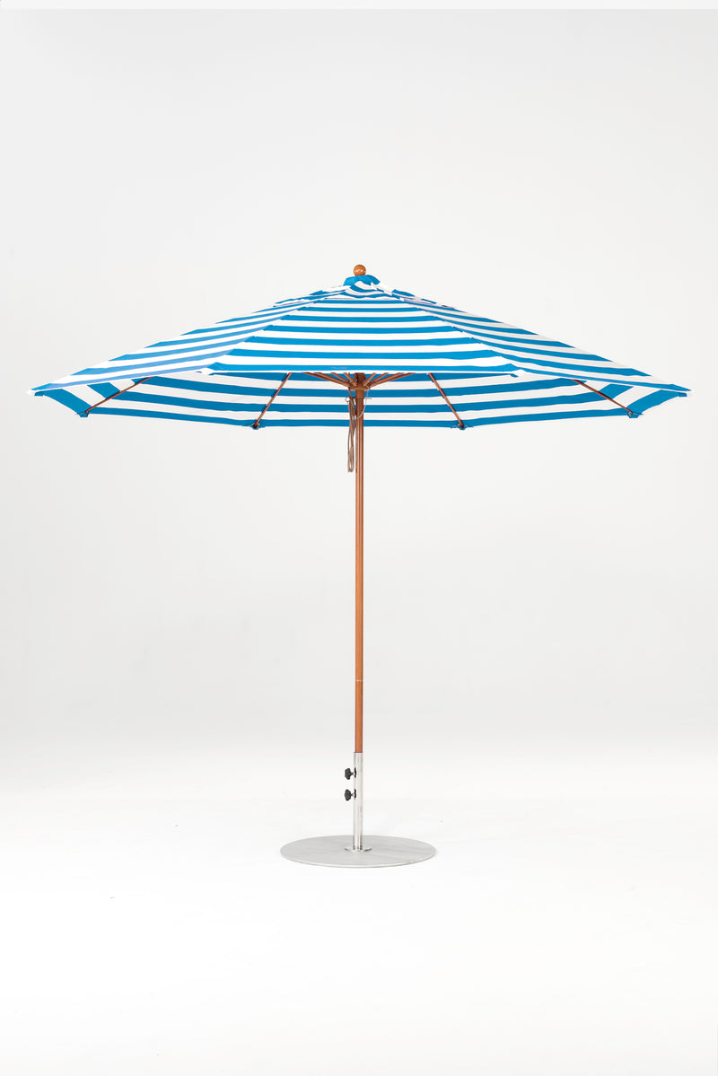 11 Ft Octagonal Frankford Patio Umbrella | Pulley Lift Mechanism copy-of-11-ft-octagonal-frankford-patio-umbrella-pulley-lift-matte-silver-frame Frankford Umbrellas Frankford 23-WGGoldenOak-BlueStripe_af3c2105-1ead-4908-9e37-5dd3890f53b6.jpg