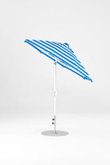 7.5 Ft Octagonal Frankford Patio Umbrella | Crank Auto-Tilt Mechanism copy-of-7-5-ft-octagonal-frankford-patio-umbrella-crank-auto-tilt-mechanism Frankford Umbrellas Frankford 23-WHAlpineWhite-BlueStripe_c3e23c8a-eafe-4155-bb3f-de8bc57e29dd.jpg