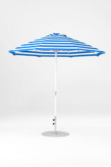 9 Ft Octagonal Frankford Patio Umbrella | Crank Lift Mechanism copy-of-9-ft-octagonal-frankford-patio-umbrella-crank-lift-matte-silver-frame-1 Frankford Umbrellas Frankford 23-WHAlpineWhite-BlueStripe_e4f80e62-55c4-4d70-ae62-bf804a149d2e.jpg