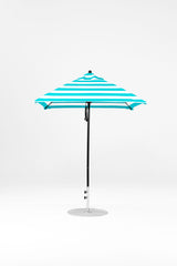 11 Ft Octagonal Frankford Patio Umbrella | Crank Lift Mechanism copy-of-11-ft-octagonal-frankford-patio-umbrella-crank-lift-matte-silver-frame Frankford Umbrellas Frankford 24-BKOnyx-TurquoiseStripe_9c459499-236f-4fbf-896b-f165781f14f3.jpg