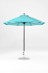 9 Ft Octagonal Frankford Patio Umbrella | Crank Lift Mechanism copy-of-9-ft-octagonal-frankford-patio-umbrella-crank-lift-matte-silver-frame-1 Frankford Umbrellas Frankford 24-BKOnyx-TurquoiseStripe_a6846b05-d543-45d0-9b05-04966cfd4ed3.jpg