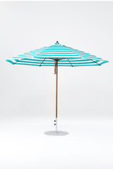 11 Ft Octagonal Frankford Patio Umbrella | Pulley Lift Mechanism copy-of-11-ft-octagonal-frankford-patio-umbrella-pulley-lift-matte-silver-frame Frankford Umbrellas Frankford 24-BZDesertBronze-TurquoiseStripe_5cb00dac-43a3-4516-986f-94452eec41c0.jpg