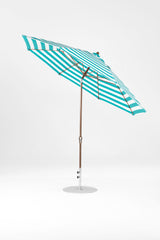 11 Ft Octagonal Frankford Patio Umbrella | Crank Auto-Tilt Mechanism copy-of-11-ft-octagonal-frankford-patio-umbrella-crank-auto-tilt-matte-silver-frame Frankford Umbrellas Frankford 24-BZDesertBronze-TurquoiseStripe_5eef4320-623e-48d9-b9e9-b14277624875.jpg