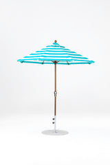 7.5 Ft Octagonal Frankford Patio Umbrella | Crank Lift Mechanism 7-5-ft-octagonal-frankford-patio-umbrella-crank-lift-mechanism Frankford Umbrellas Frankford 24-BZDesertBronze-TurquoiseStripe_9f91ffa5-392e-43cd-a656-6aedaa89f129.jpg