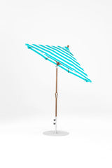 7.5 Ft Octagonal Frankford Patio Umbrella | Crank Auto-Tilt Mechanism copy-of-7-5-ft-octagonal-frankford-patio-umbrella-crank-auto-tilt-mechanism Frankford Umbrellas Frankford 24-BZDesertBronze-TurquoiseStripe_af5c6185-a978-4a67-8347-a4fc87d8c9d0.jpg