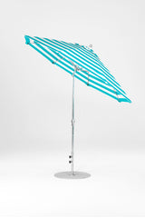 9 Ft Octagonal Frankford Patio Umbrella | Crank Auto-Tilt Mechanism copy-of-9-ft-octagonal-frankford-patio-umbrella-crank-auto-tilt-matte-silver-frame Frankford Umbrellas Frankford 24-SRPlatinum-TurquoiseStripe_3590d7a2-59fb-49fa-bf19-510c56e88106.jpg