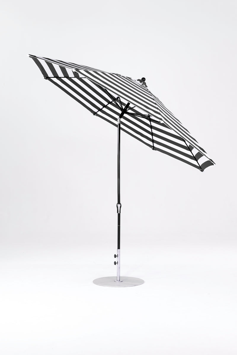 11 Ft Octagonal Frankford Patio Umbrella | Crank Auto-Tilt Mechanism copy-of-11-ft-octagonal-frankford-patio-umbrella-crank-auto-tilt-matte-silver-frame Frankford Umbrellas Frankford 25-BKOnyx-BlackStripe..jpg