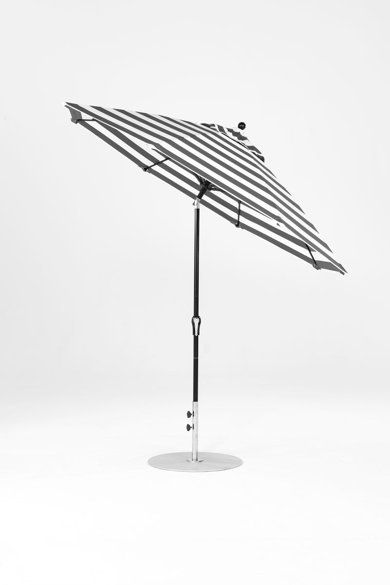 9 Ft Octagonal Frankford Patio Umbrella | Crank Auto-Tilt Mechanism copy-of-9-ft-octagonal-frankford-patio-umbrella-crank-auto-tilt-matte-silver-frame Frankford Umbrellas Frankford 25-BKOnyx-BlackStripe_7ad703d8-9607-40d6-bbb8-d6bd21c4db13.jpg