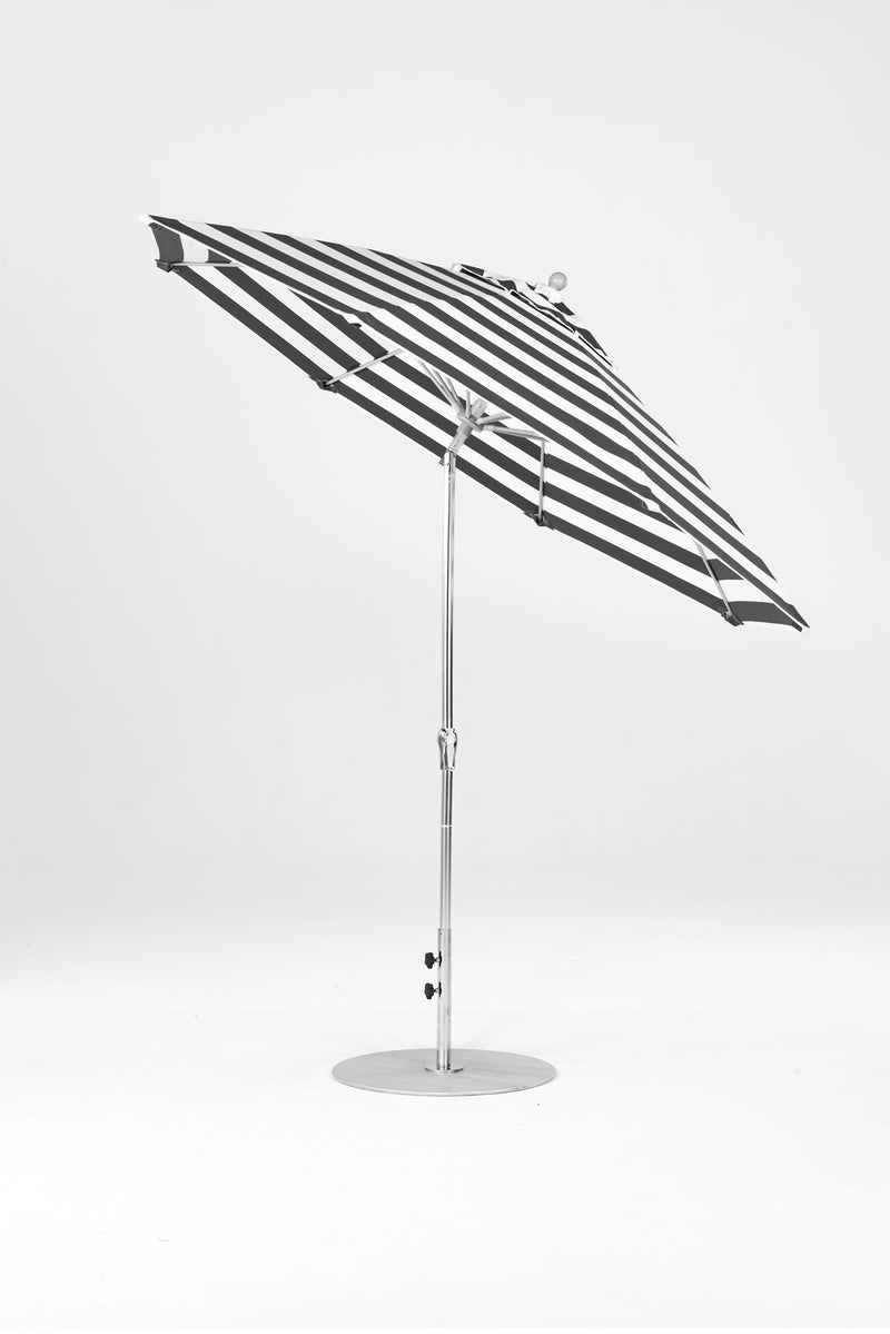 9 Ft Octagonal Frankford Patio Umbrella | Crank Auto-Tilt Mechanism copy-of-9-ft-octagonal-frankford-patio-umbrella-crank-auto-tilt-matte-silver-frame Frankford Umbrellas Frankford 25-SRPlatinum-BlackStripe_56b8d275-daa4-4ee5-b0bd-48bbca84a9d3.jpg