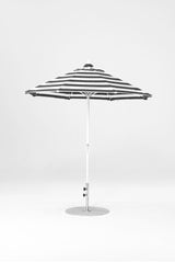 7.5 Ft Octagonal Frankford Patio Umbrella | Crank Lift Mechanism 7-5-ft-octagonal-frankford-patio-umbrella-crank-lift-mechanism Frankford Umbrellas Frankford 25-WHAlpineWhite-BlackStripe.jpg