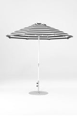 9 Ft Octagonal Frankford Patio Umbrella | Crank Lift Mechanism copy-of-9-ft-octagonal-frankford-patio-umbrella-crank-lift-matte-silver-frame-1 Frankford Umbrellas Frankford 25-WHAlpineWhite-BlackStripe_b7832595-2dfe-4adc-a927-0cebe3cee55e.jpg