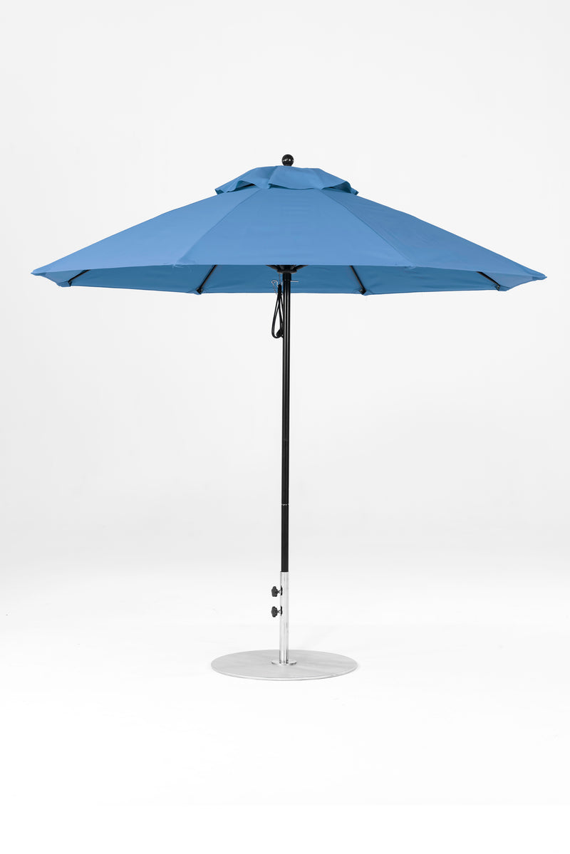 9 Ft Octagonal Frankford Patio Umbrella | Pulley Lift Mechanism 9-ft-octagonal-frankford-patio-umbrella-pulley-lift-mechanism Frankford Umbrellas Frankford 3-BKOnyx-Capri_b0947051-11cc-4aed-b871-0544e22600c9.jpg