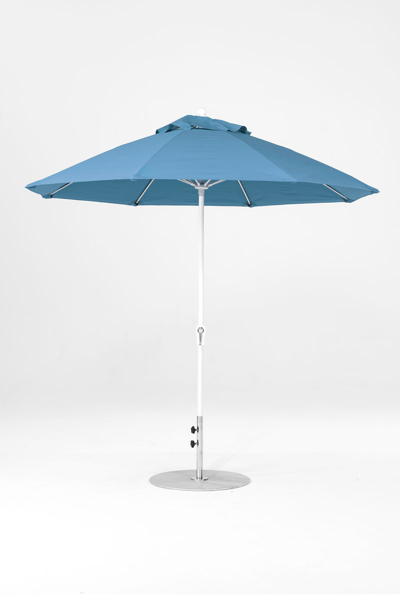 9 Ft Octagonal Frankford Patio Umbrella | Crank Lift Mechanism copy-of-9-ft-octagonal-frankford-patio-umbrella-crank-lift-matte-silver-frame-1 Frankford Umbrellas Frankford 3-WHAlpineWhite-Capri_83259677-1c64-4ebd-a0eb-5a0c93ee9dd3.jpg