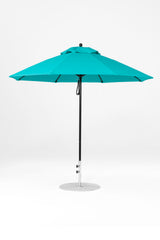 9 Ft Octagonal Frankford Patio Umbrella | Pulley Lift Mechanism 9-ft-octagonal-frankford-patio-umbrella-pulley-lift-mechanism Frankford Umbrellas Frankford 4-BKOnyx-Turquoise_10f260e5-0e4f-4da6-a70f-4bbe0726e224.jpg